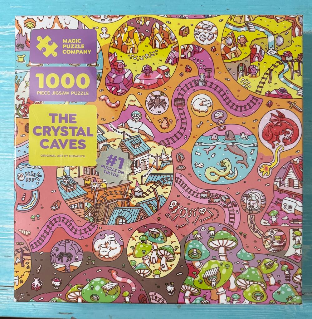 Magic Puzzle Company The Crystal Caves 1000 Piece Jigsaw Puzzle Complete